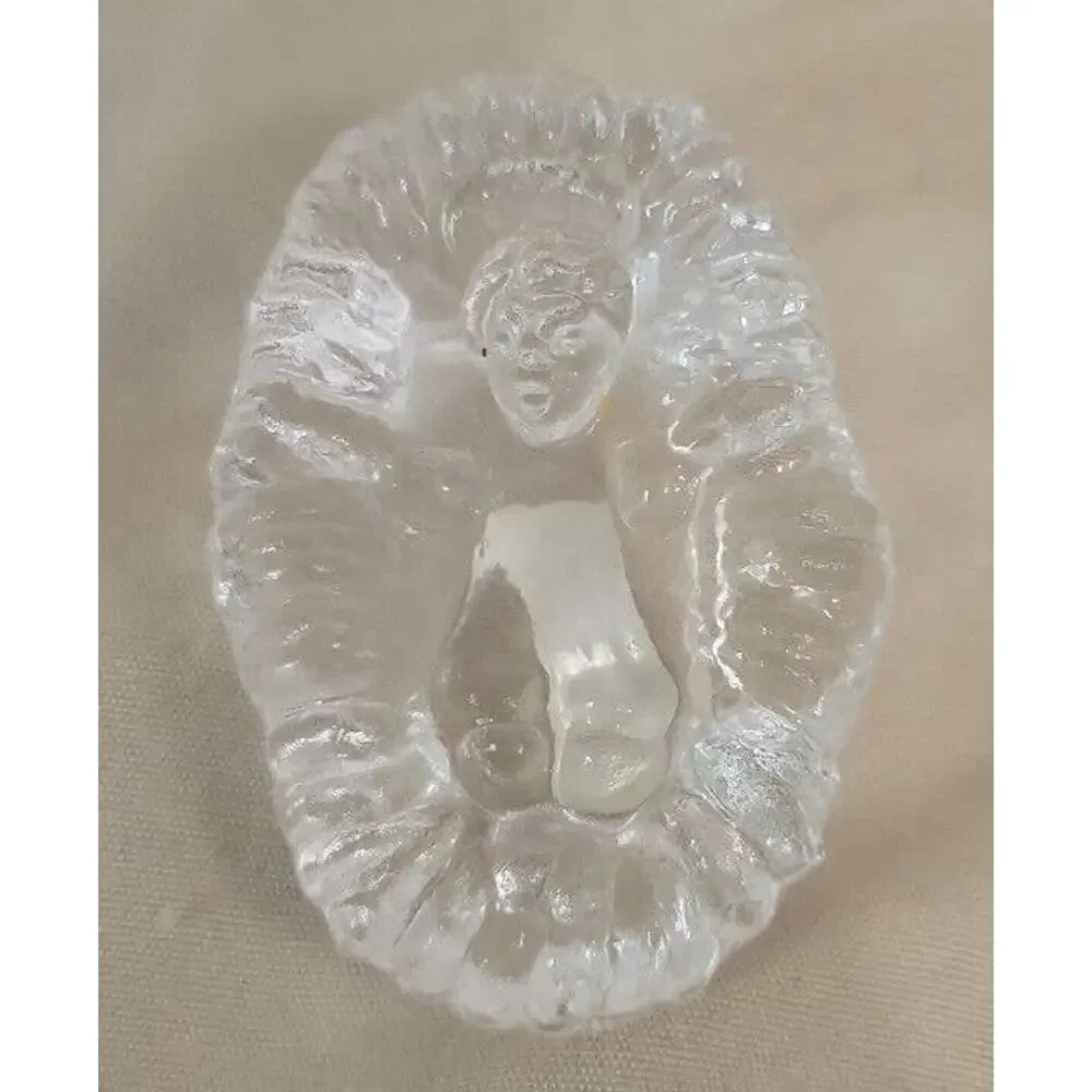 Source Unknown glass nativity